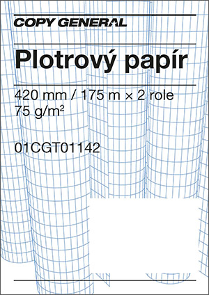 CG Premium Inkjet 420x175m, 75g/m2, 3" - balení 2 role