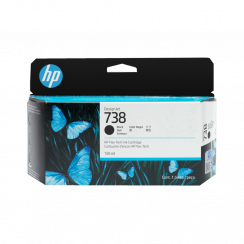 HP 738 černá inkoustová kazeta 130ml