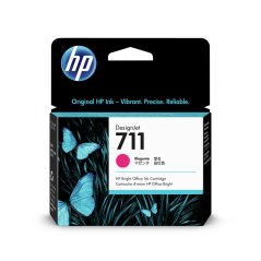 HP 711 Magenta DJ Ink Cart, 29 ml, CZ131A