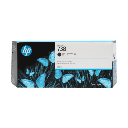 HP 738 černá inkoustová kazeta 300ml