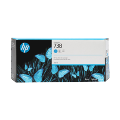 HP 738 azurová inkoustová kazeta 300ml