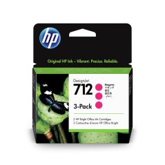HP 712 3-Pack 29-ml Magenta DesignJet Ink Cartridge