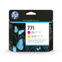 HP 771 Magenta + Yellow DJ Printhead, CE018A