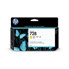 HP 728 130-ml Yellow DesignJet Ink Cartridge