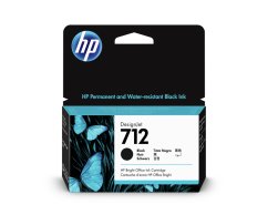 HP 712 38-ml Black DesignJet Ink Cartridge