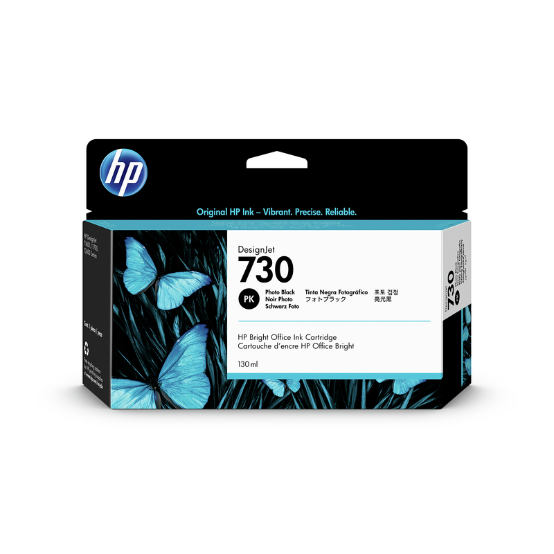 HP 730 130-ml Photo Black Ink Crtg HP 730 130-ml Photo Black Ink Crtg