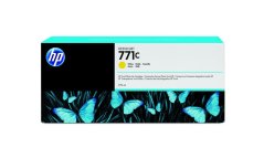 HP 771C Yellow DJ Ink Cart, 775 ml, B6Y10A